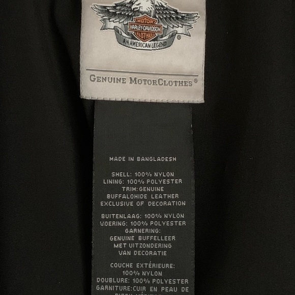 Harley Davidson Switchback Riding Jacket/Black-Tan Removable Liner 2x Like New - Picture 7 of 11